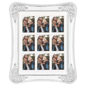 REGALWOVEN Shiny Craft Clear Glass Surface Photo Frame - 1 of 4