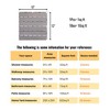10 PCS Interlocking Deck Tiles Striped Pattern, 12" x 12" Square Acacia Hardwood Outdoor Flooring - 3 of 4