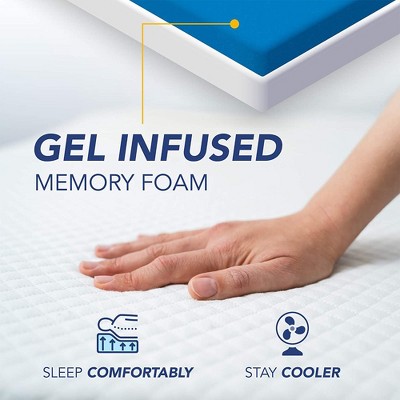 RV Short King Medium Firm Gel Memory Foam Mattress