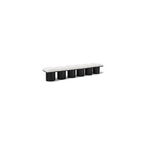 Meridian Furniture,Pavilion Boucle Fabric Bench - 1 of 4