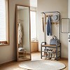 Coat Rack, Hall Tree with Shoe Bench for Entryway, Entryway Bench with Coat Rack, 4-in-1, with 9 Removable Hooks, a Hanging Rod - 2 of 4