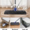 JANSNO Two-Sided Microfiber Dust Mop with Stainless Steel Handle and 4 Washable Pads - 3 of 4