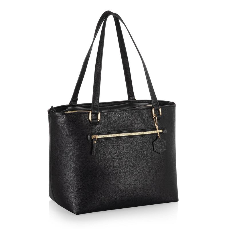 Picnic Time Uptown 23qt Cooler Tote - Black, 2 of 11