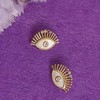 SOHI Women's Ivory White Party Stud Earrings - 2 of 4