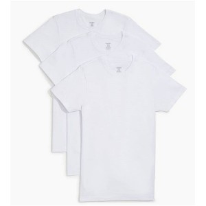 2(X)IST Men's White Color 100% Cotton Essential Cotton Crewneck T-Shirt 3-Pack - 1 of 3