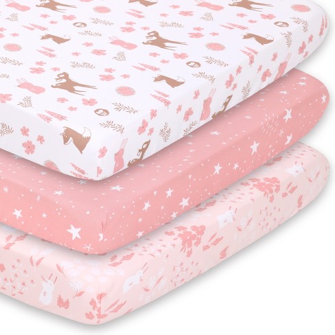 Target crib best sale sheets girl