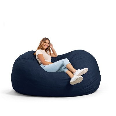 Big Joe Bean Bag Chair with Removeable Cover, Foam Filled, Multiple Sizes and Fabrics, All Ages