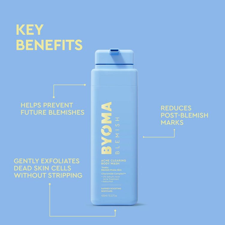 BYOMA Blemish Acne Clearing Body Wash - 13.52 fl oz, 3 of 6