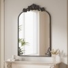 BEAUTYPEAK Vanity Wall Mirror Decorative Vintage Arch Bathroom Mirror with Designed Bottom - 2 of 4