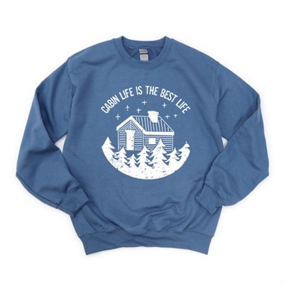 Simply Sage Market Women's Cabin Life Is The Best Life Gildan Sweatshirt
