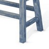 Royal Hampton Counter Height Bench, 33 Inch Mahogany Wood Frame - 4 of 4