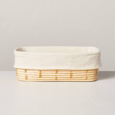 Woven Bread Proofing/Serving Basket with Cotton Lining Cream/Natural - Hearth & Hand™ with Magnolia