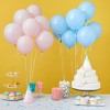 Blue Panda 100-Pack Pink and Blue Balloons, Gender Reveal Party Decorations with 32.8 Feet Ribbon, 50 of Each Color, 12 In - 2 of 4