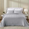 Modern Chevron Cotton Medium Weight Woven Coverlet by Blue Nile Mills - 2 of 4