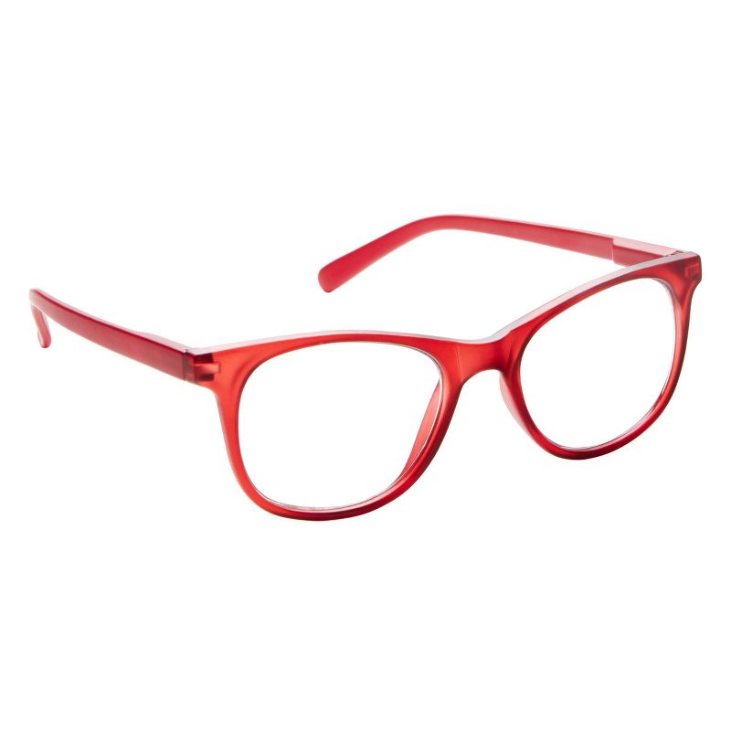 ICU Eyewear Screen Vision Blue Light Filtering Oval Glasses - Red, 4 of 7