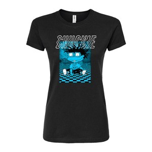 Women's - Rugrats - Chuckie Fitted Graphic T-Shirt - 1 of 4