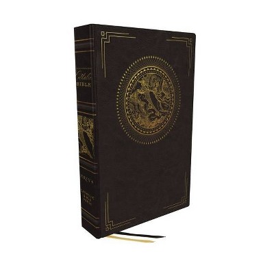 Nrsvce, Illustrated Catholic Bible, Leathersoft, Comfort Print - by  Catholic Bible Press (Leather Bound)