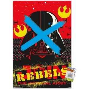 Trends International Star Wars: Saga - Vader Rebel Unframed Wall Poster Prints - 1 of 4