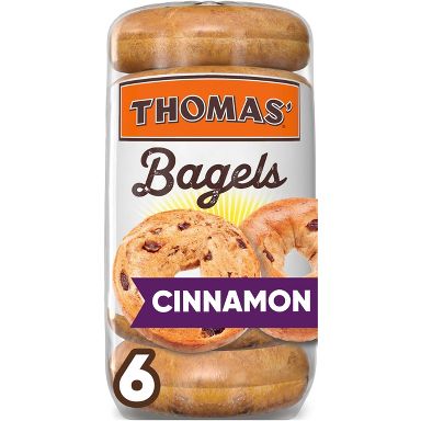 Thomas' Cinnamon Raisin Bagels - 20oz/6ct