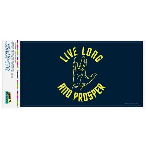 Star Trek Live Long And Prosper Automotive Bumper Sticker - 1 of 4