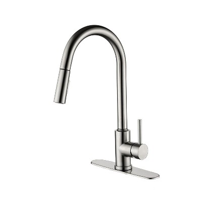 Grungis Single Handle Bathroom Sink Faucet,Bathroom Faucet with Pull Down Sprayer for Home Sinks