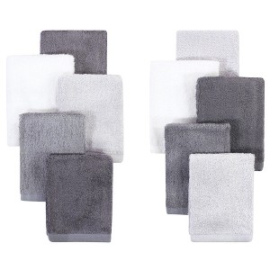 Little Treasure Baby Unisex Rayon from Bamboo Luxurious Washcloths, Gray Charcoal, One Size - 1 of 1