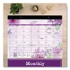 Beautiful Day Desk Pad Calendar, Floral Artwork, 21.75 x 17, Assorted Color Sheets, Black Binding, 12-Month (Jan-Dec): 2025 - 4 of 4