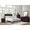 Vynxaria Classic Cherry Nightstand: Timeless Design with 2 Drawers for Effortless Elegance - 2 of 4