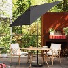 6' Square Outdoor Patio Market Umbrella with Black Pole - Threshold™ - 2 of 4