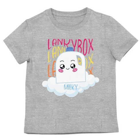 LankyBox Milky Crew Neck Short Sleeve Athletic Heather Toddler Boy’s T-shirt - image 1 of 2