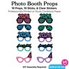 Big Dot of Happiness Colorful New Year Glasses, 2026 NYE Photo Booth Props, 2026 New Year's Eve Party Decorations - 10 Count Prop Sticks - 4 of 4