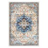 Vintage Area Rugs for Living Room, Oriental Medallion Rugs for Bedroom, Non-Slip Stain Resistant Soft Throw Rug Carpet - 3 of 4