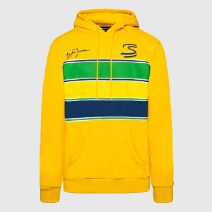 Ayrton Senna F1 Stripe Pullover Hoodie - 1 of 4