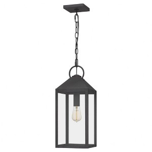Quoizel Lighting Thorpe 1 - Light Pendant in  Mottled Black - 1 of 3