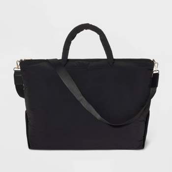 Athleisure Soft Puff Weekender Bag - A New Day™ Black