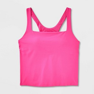 Women's Everyday Soft Square Neck Support Tank Top - All In Motion™ - 1 of 3