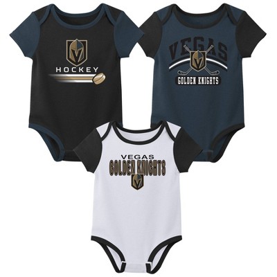 NHL Vegas Golden Knights Boys' 3pk Bodysuit