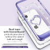 Vena vLove For Apple iPhone 12 Pro Max Case Heart, Heart Shape Design (MagSafe Compatible) Dual Layer Slim Hybrid Bumper Case Cover, Purple - 4 of 4
