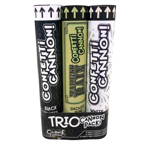 TNT Fireworks Trio Cannon Firework Multipack - 12pk: Air Compressed, Indoor & Outdoor Celebration Poppers - 1 of 4