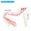 Unique Bargains Bell Ornament Wedding Birthday Party Streamer Fairy Wands 24 Pcs - 2 of 4
