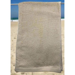 Taupe Color Bleach Safe Luxury Beach Towel By Rifz Textiles - 1 of 1