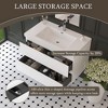 Whisen Floating Wall-Mounted Bathroom Vanity with Resin Sink, Water-Resistant Timber Cabinet and 2 Storage Drawers - 3 of 4
