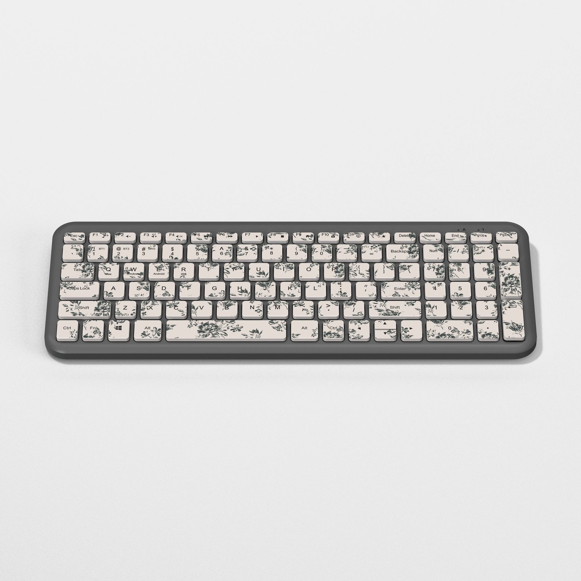Floral Printed Wireless Keyboard - heyday™