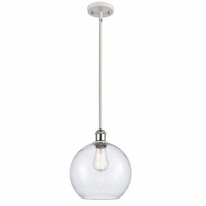 Athens - 1 Light Stem Hung Mini Pendant In Industrial Style-13 Inches Tall and 10 Inches Wide - 1 of 1