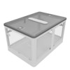 GlasFlength Decorative Storage Cabinets, Stylish and Functional Storage for Every Room, Bedroom, Living Room, Kitchen, White,26.38”*18.5”*14.57" - 3 of 4