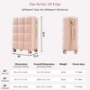 Kumasinova Hardshell ABS Luggage Set of 4,Lightweight Carry-On Spinner Suitcases with Cup Holder,Airline-Approved Luggage Set,20/24/28" - 3 of 4