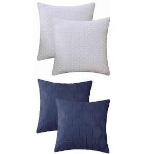 REGALWOVEN 4 Pcs Geometric Pattern Throw Pillowcases for Sofa, Living Room - 1 of 4