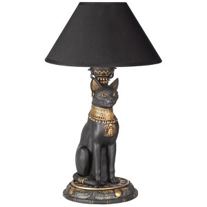 Design Toscano Royal Cat Goddess Bastet Sculptural Table Lamp - 1 of 4