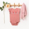 The Juniper Shop American Babe Star Bow Coquette  Flutter Sleeve Bodysuit - 3 of 4