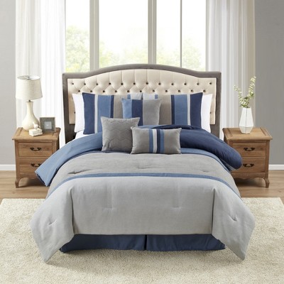 Sweet Home Collection  3-Piece Luxury Bedding Set, EXTRA DEEP pocket Twin,  Denim, Twin - King Soopers